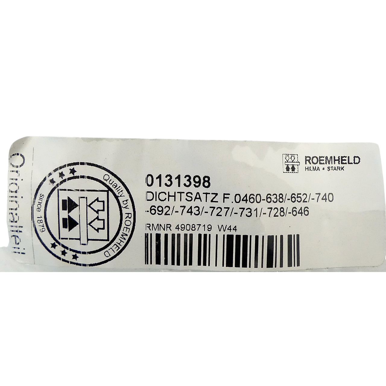 Seal kit F.0460-638/-740 New FS