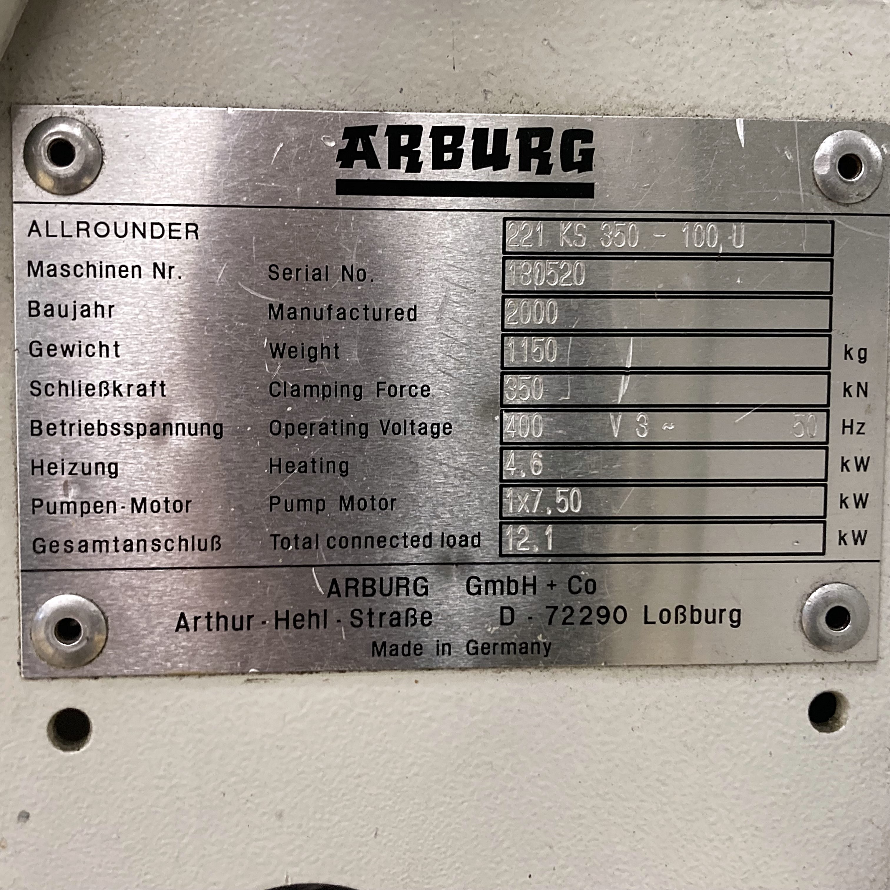 Kunststoffspritzguss-Maschine