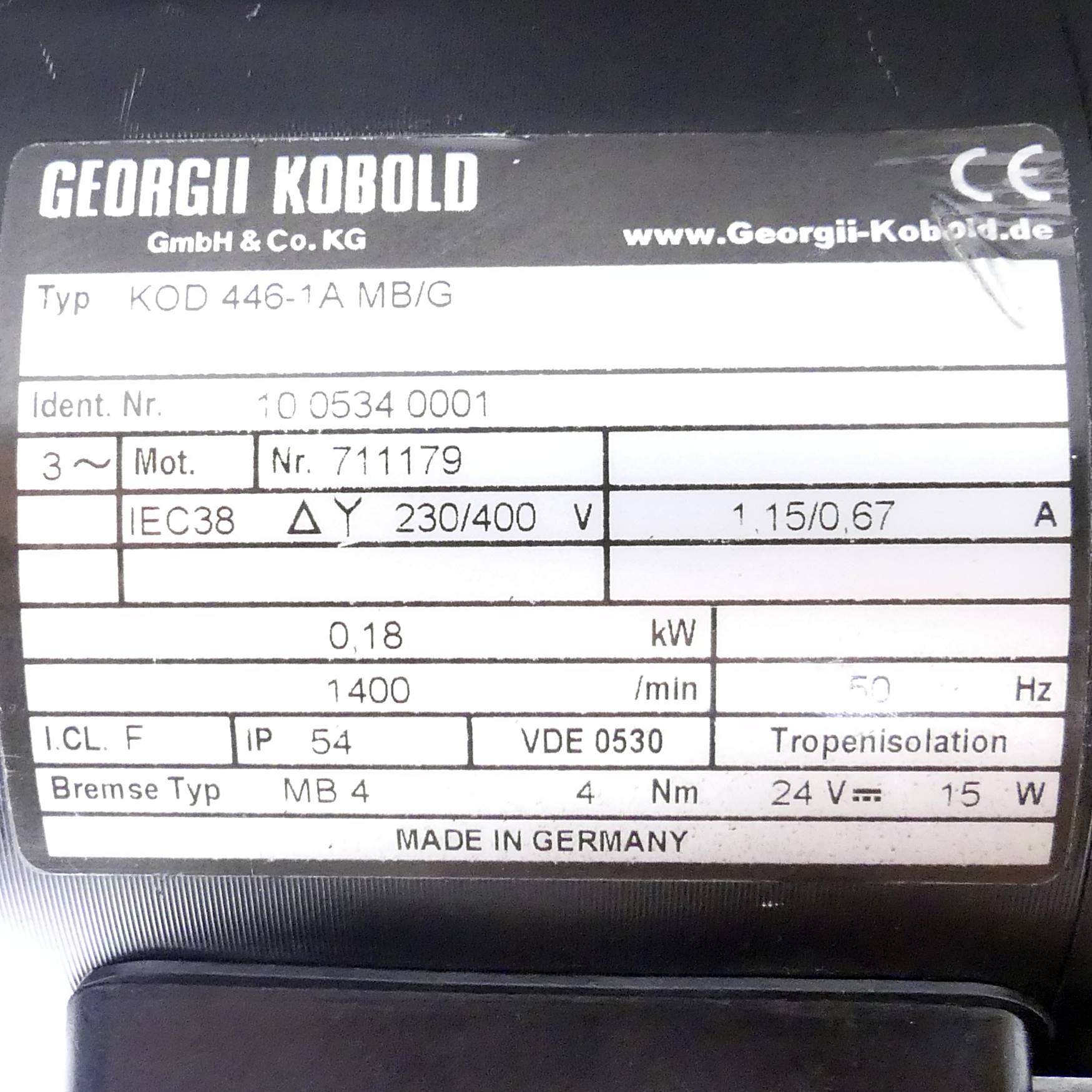 Getriebemotor KOD446-1AMB/G 