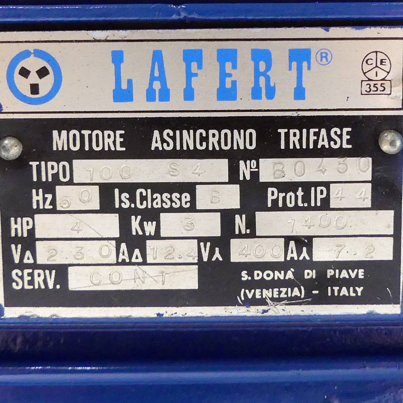 three-phase motor  100 S4