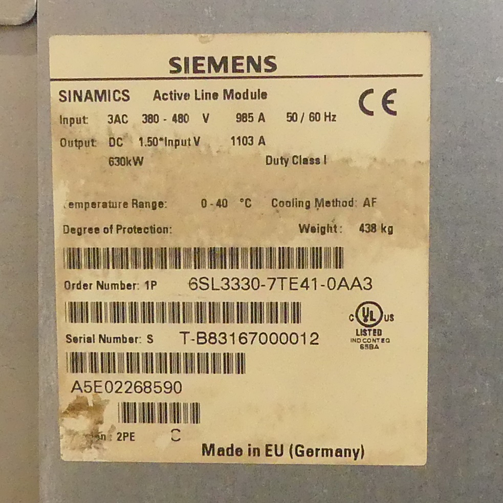 SINAMICS Active Line Module