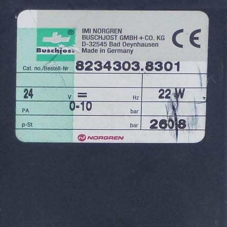 2/2 Way Valve 8234303.8301