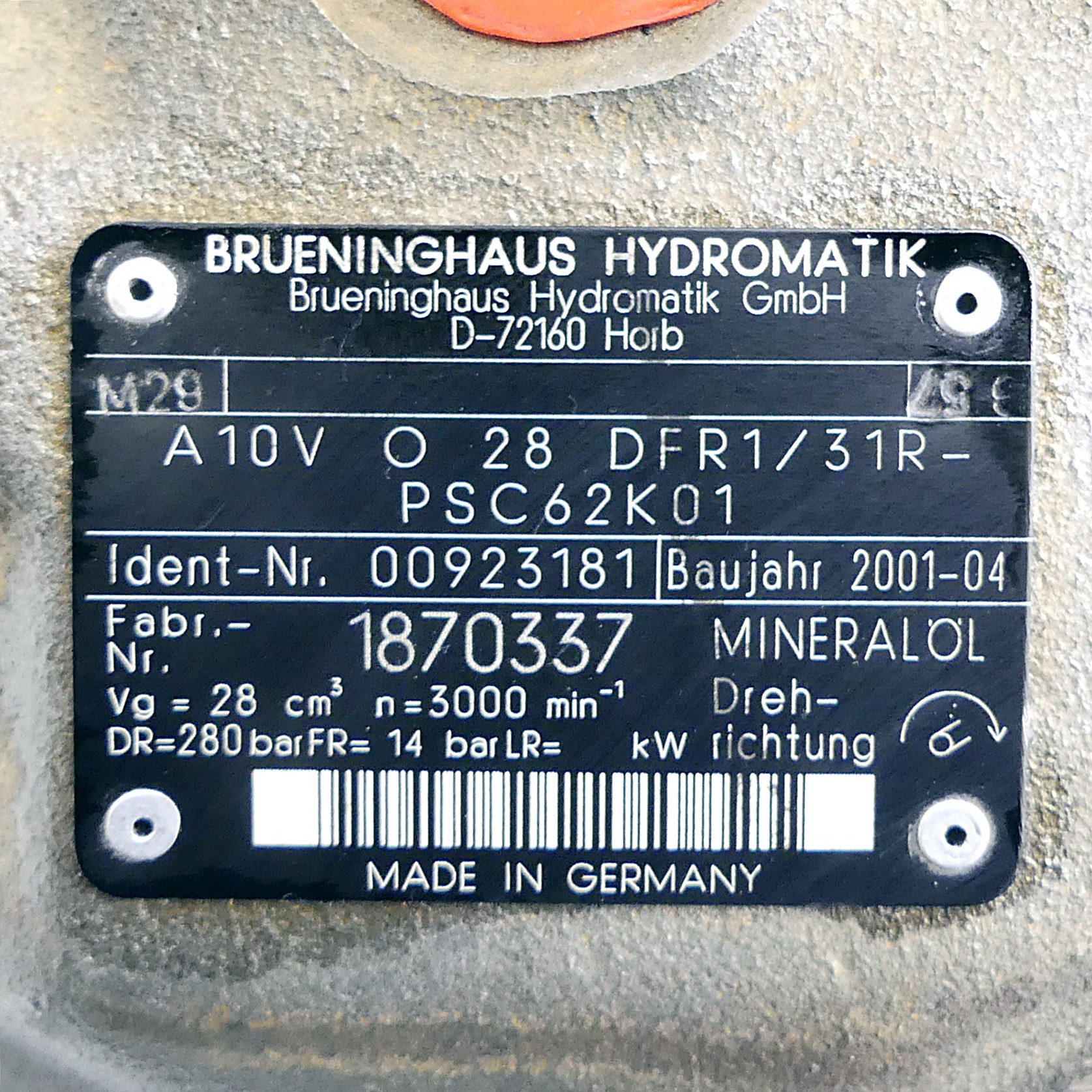 Axialkolbenpumpe 1870337
