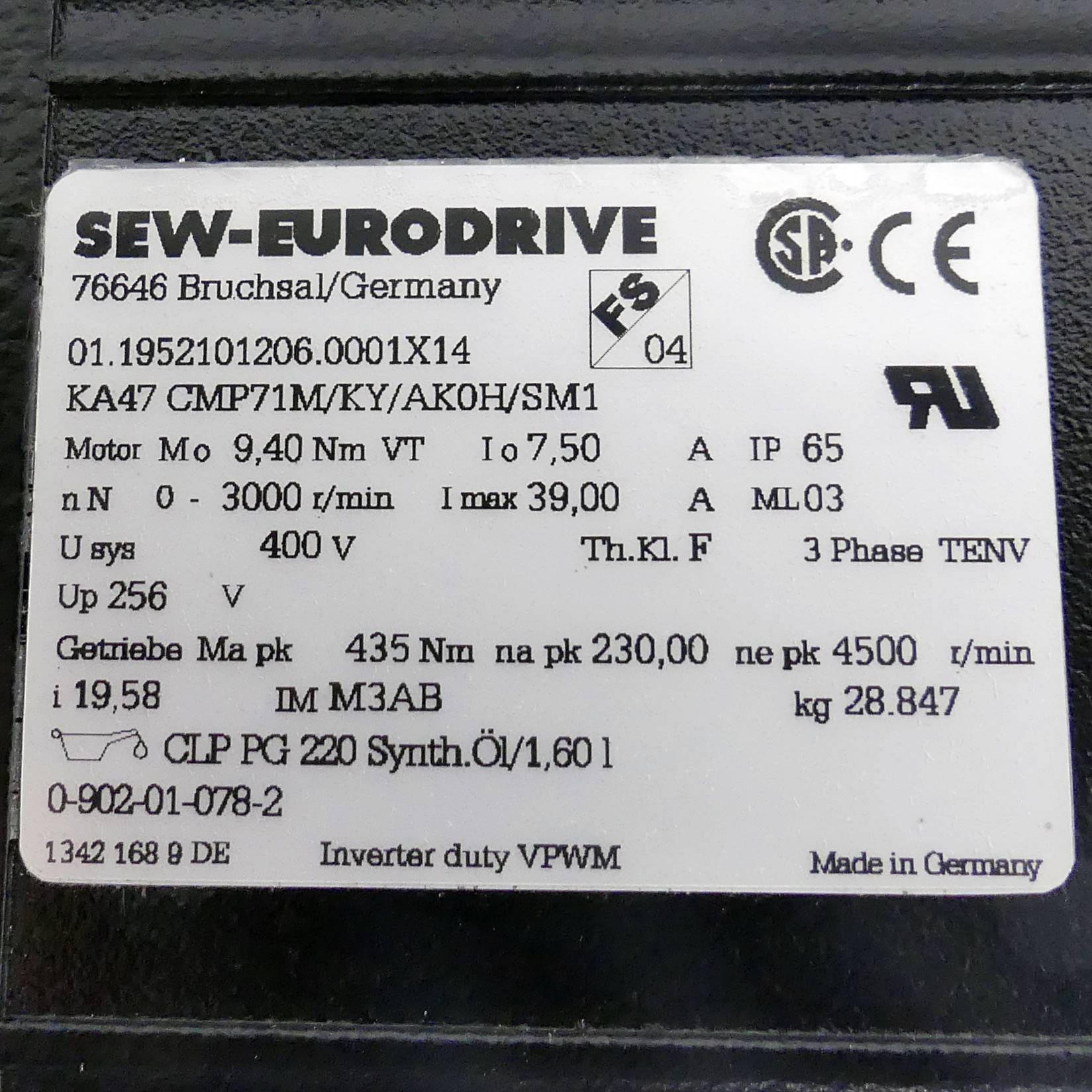 KA47 CMP71M/KY/AK0H/SM1