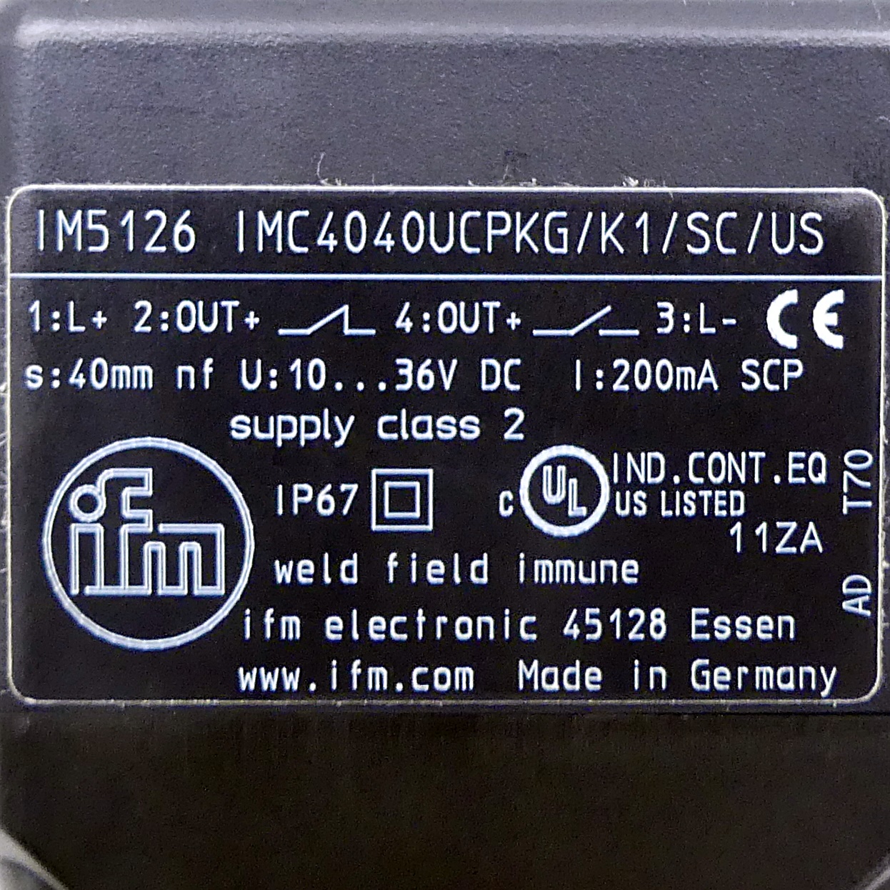 Induktive sensor IM5126 