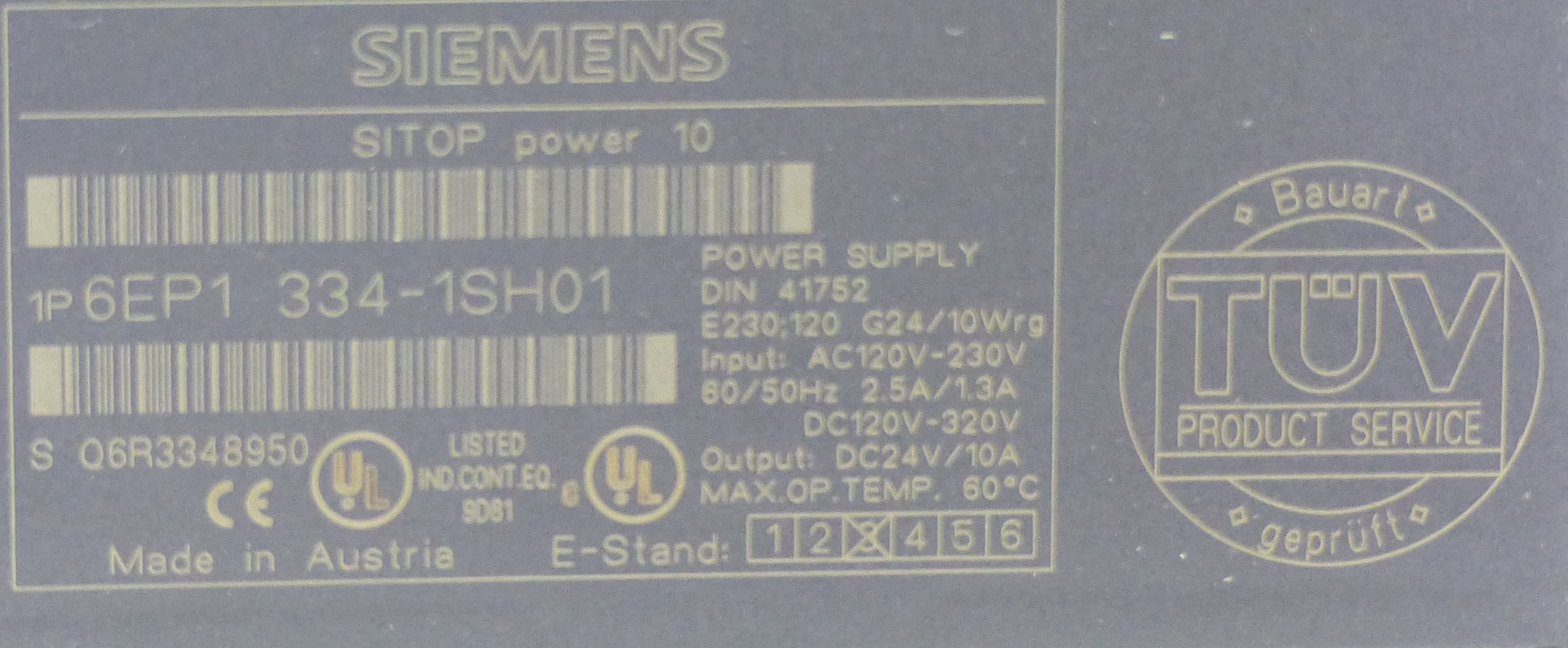 Power Supply Unit Sitop Power 10 