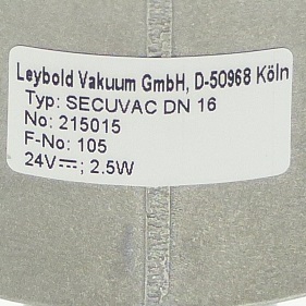 Safety Valve SECUVAC DN 16 