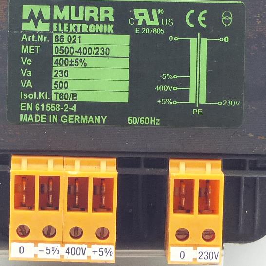 Isolating Transformer 86021 