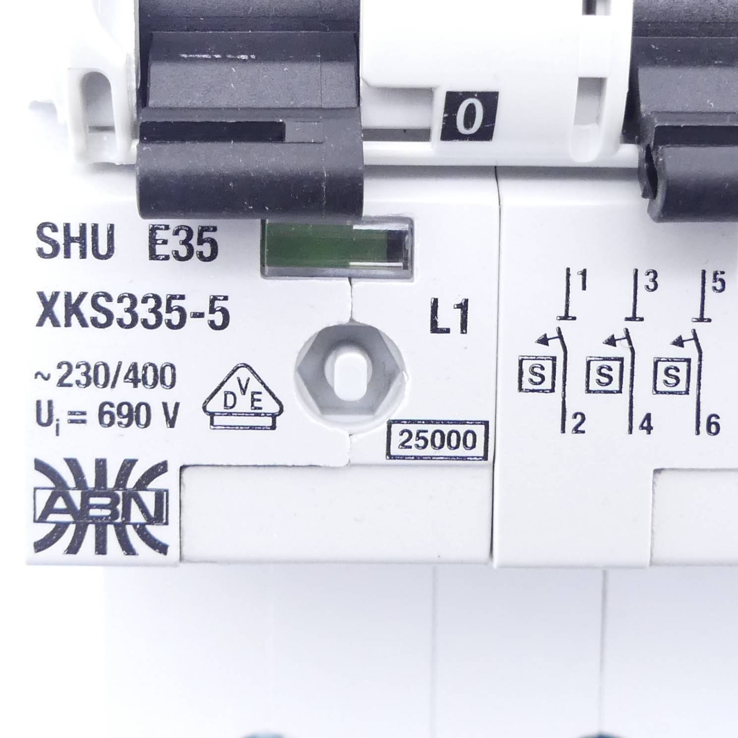 SHU-Schalter für Sammelschinemontage 