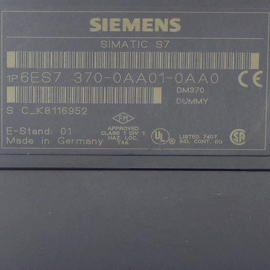 Placeholder Module Simatic S7