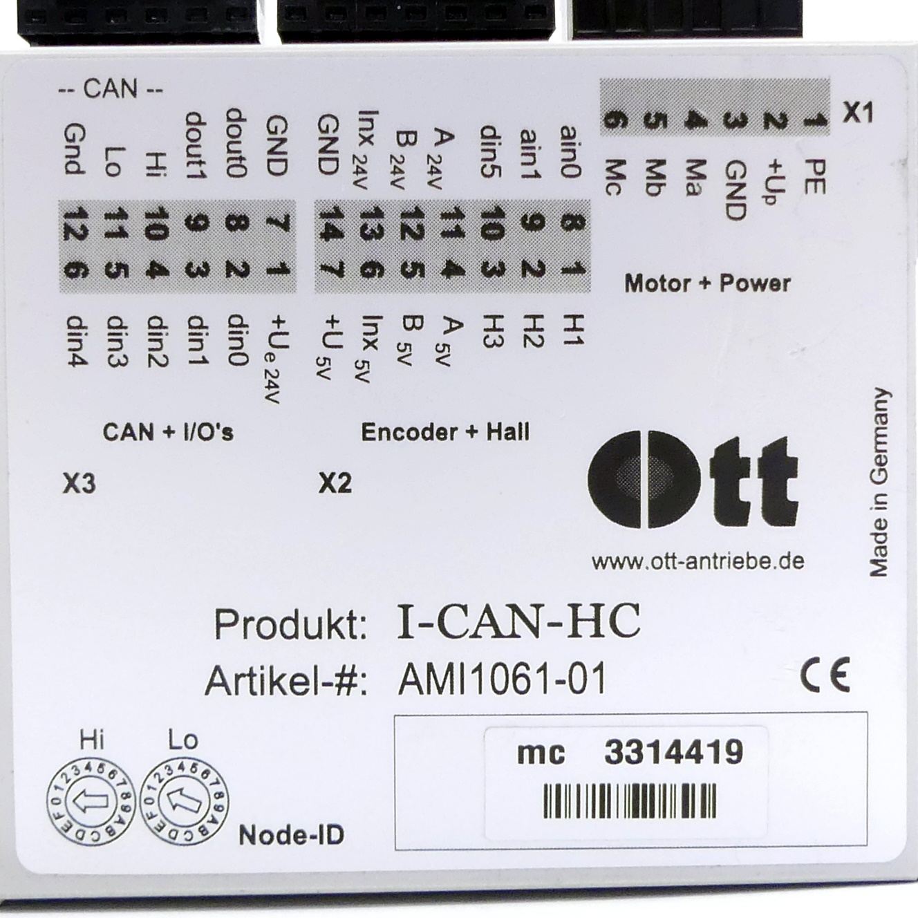 Controller I-CAN-HC