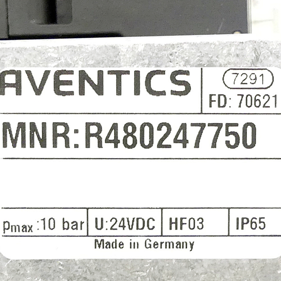Ventilsystem VTS HF 03 VER 11 DGDDGDDGDDDDDDDD 