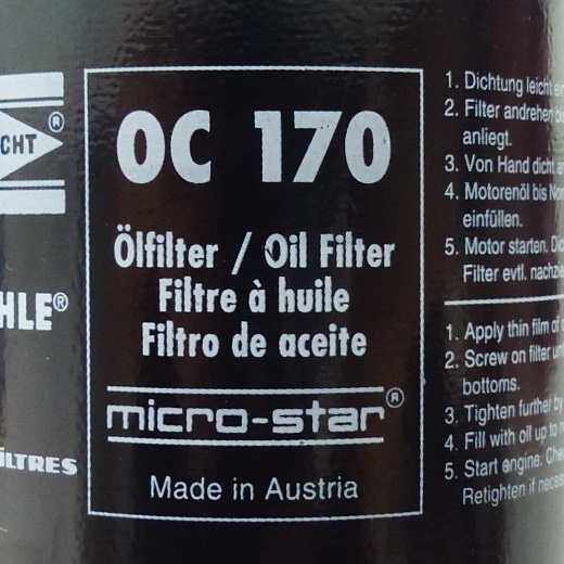 Oil Filter 99 W 20 