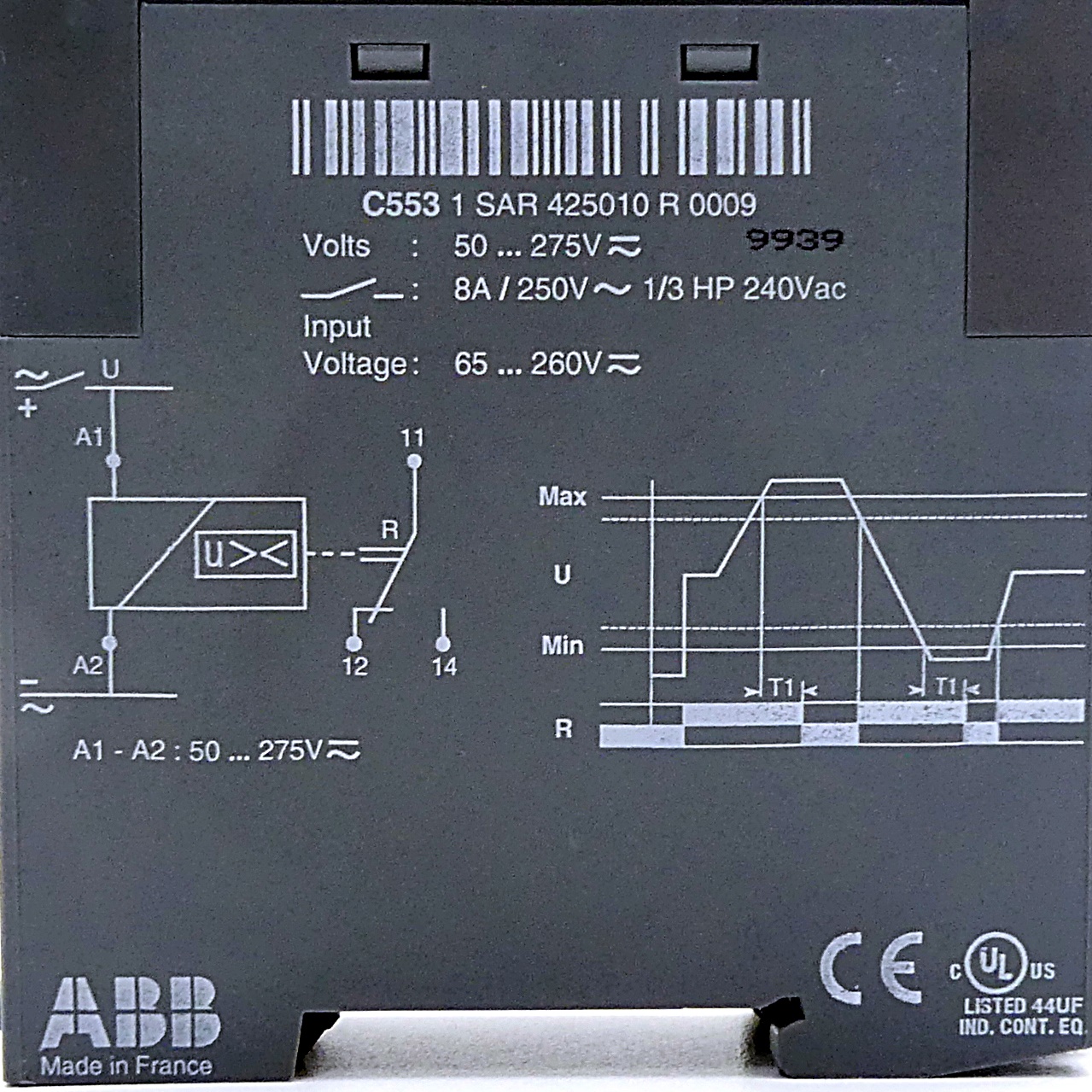 Elektronisches Mess-und Überwachungsrelais C553 