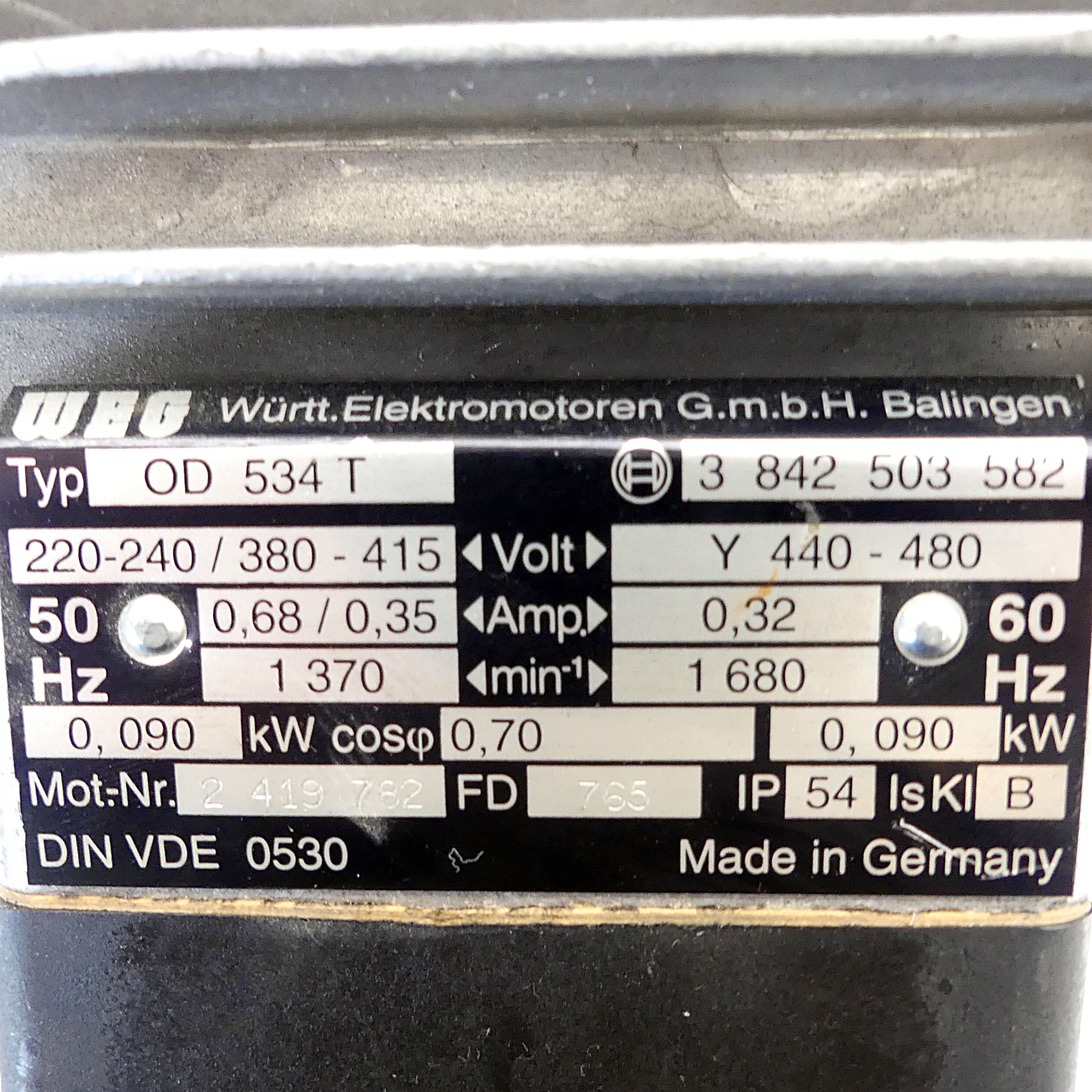 Elektromotor OD 534 T 