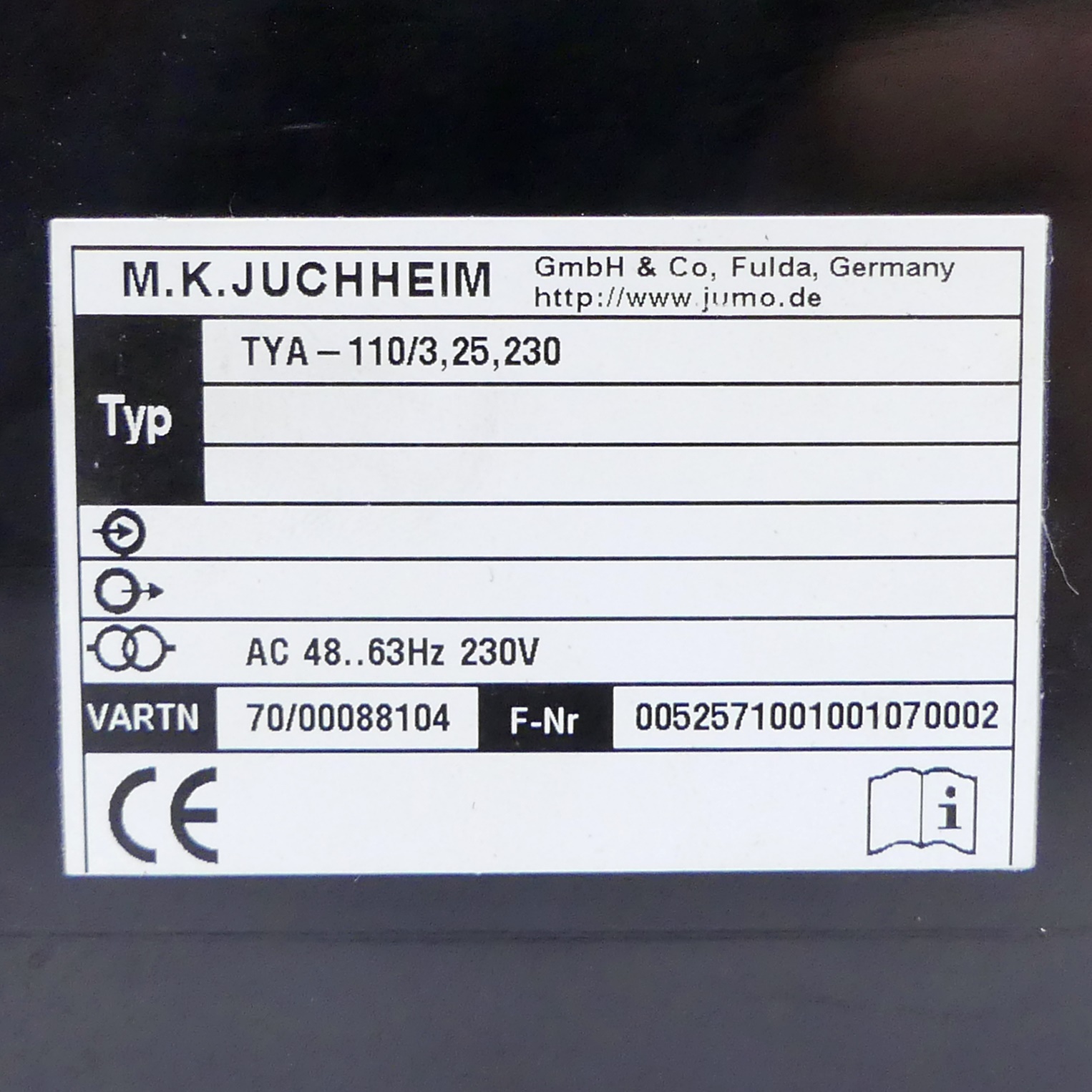 Thyristor power controller 