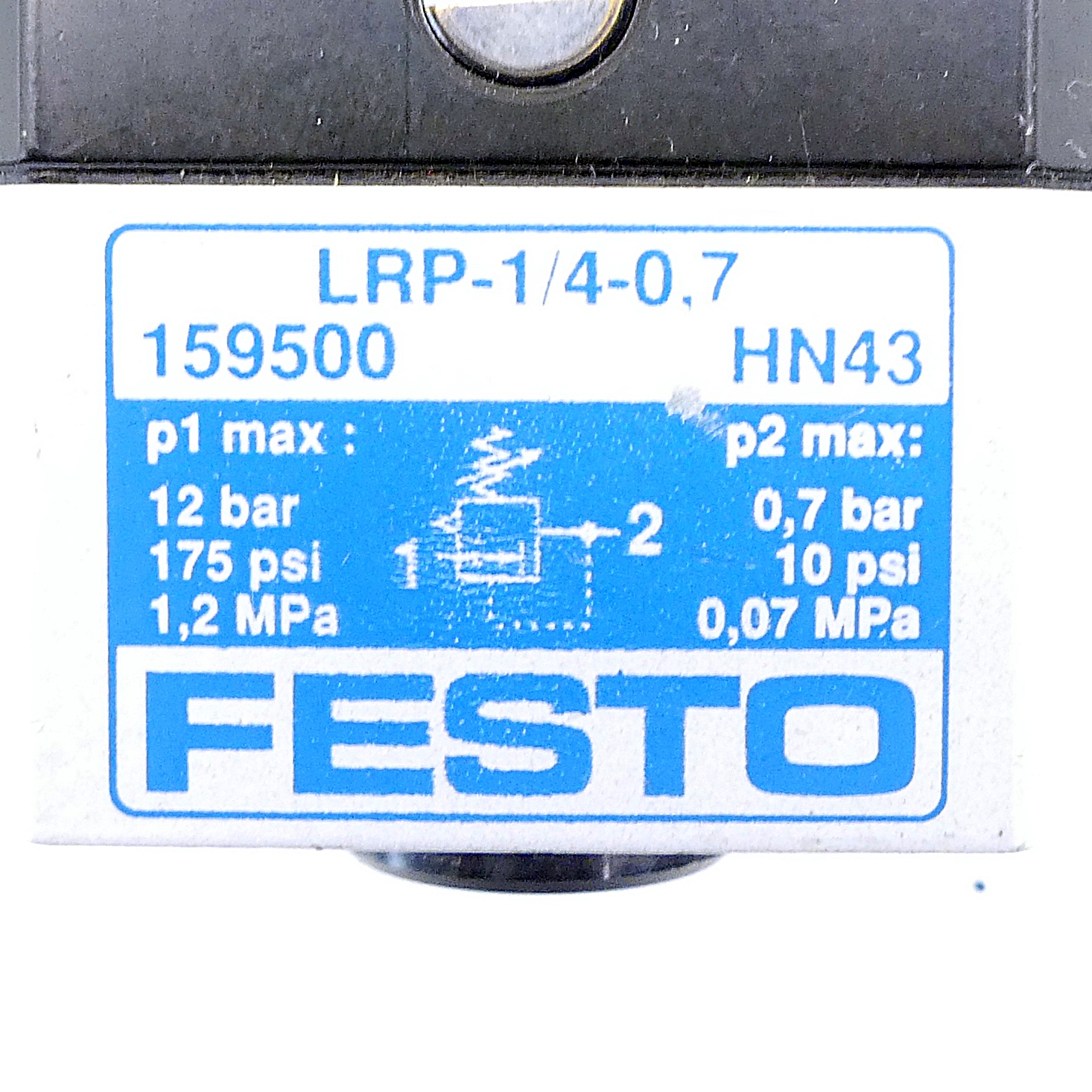 Precision pressure regulating valve LRP-1/4-0,7 
