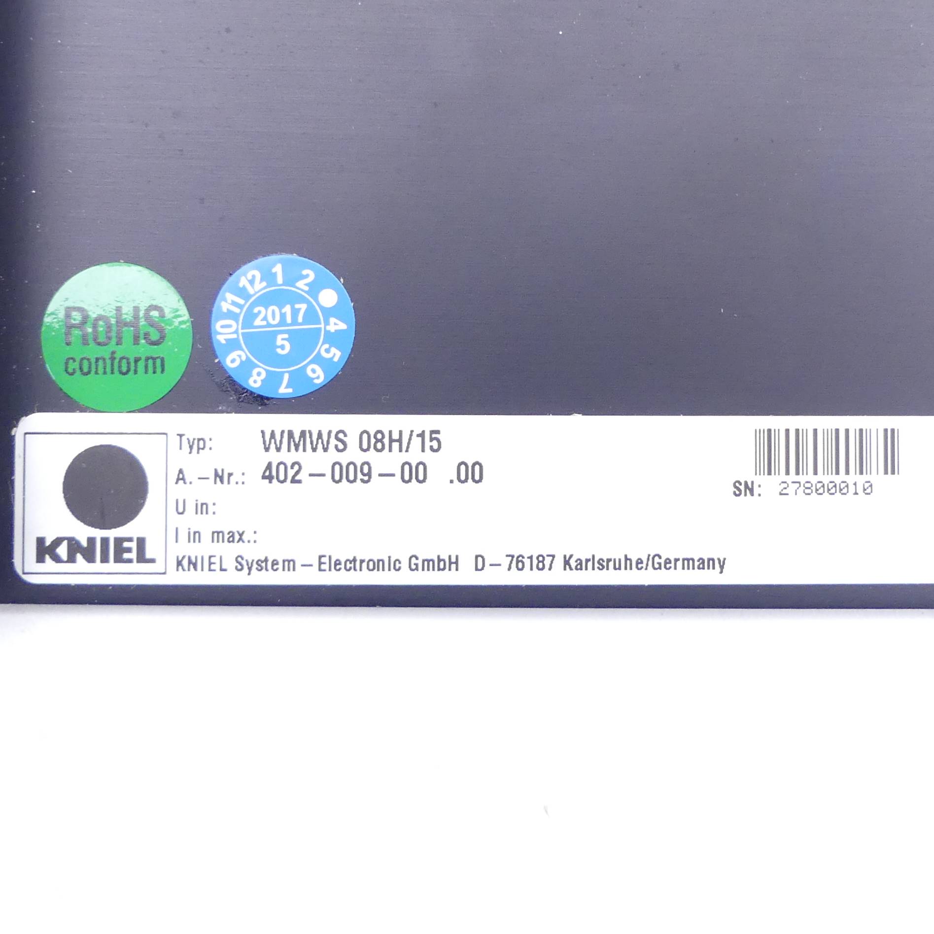 Wall mounting bracket WMWS 08H/15  New FS