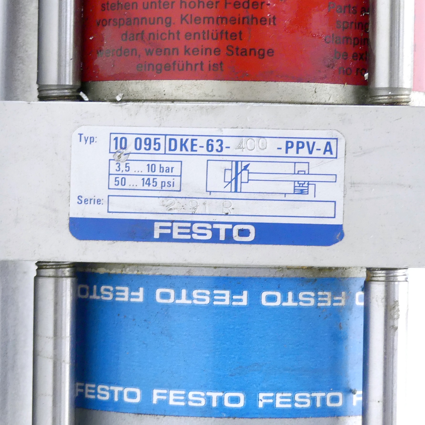 Pneumatikzylinder DKE-63-400-PPV-A