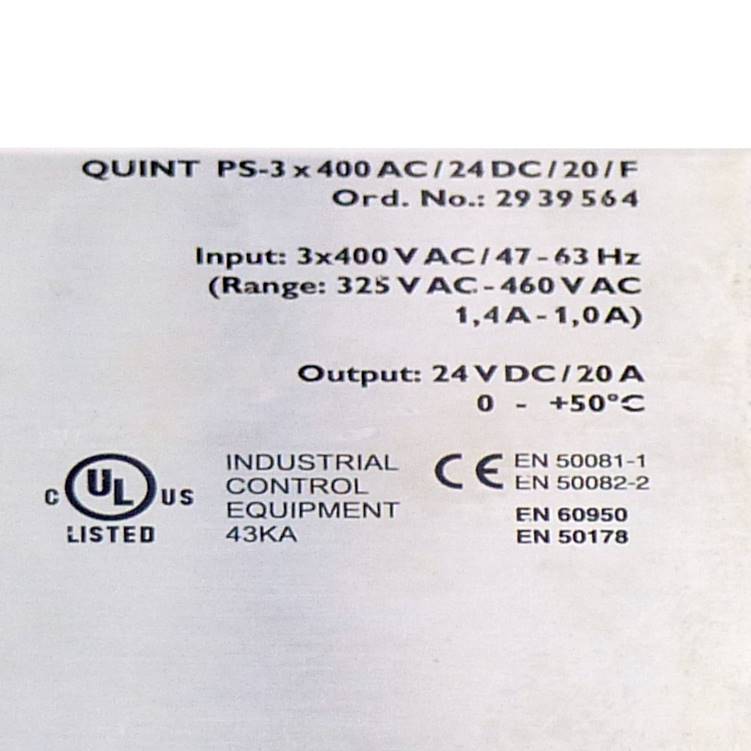 Power Supply QUINT 20 