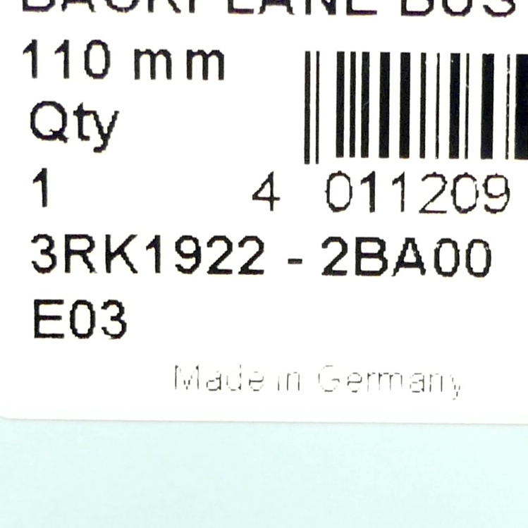 Backplan bus module EO7