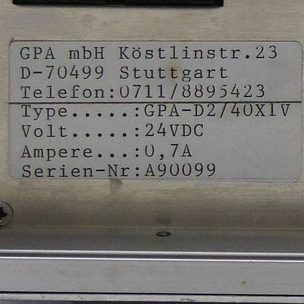 Textanzeige mit Controller