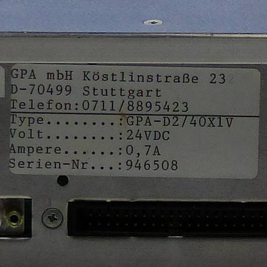 Textanzeige mit Controller