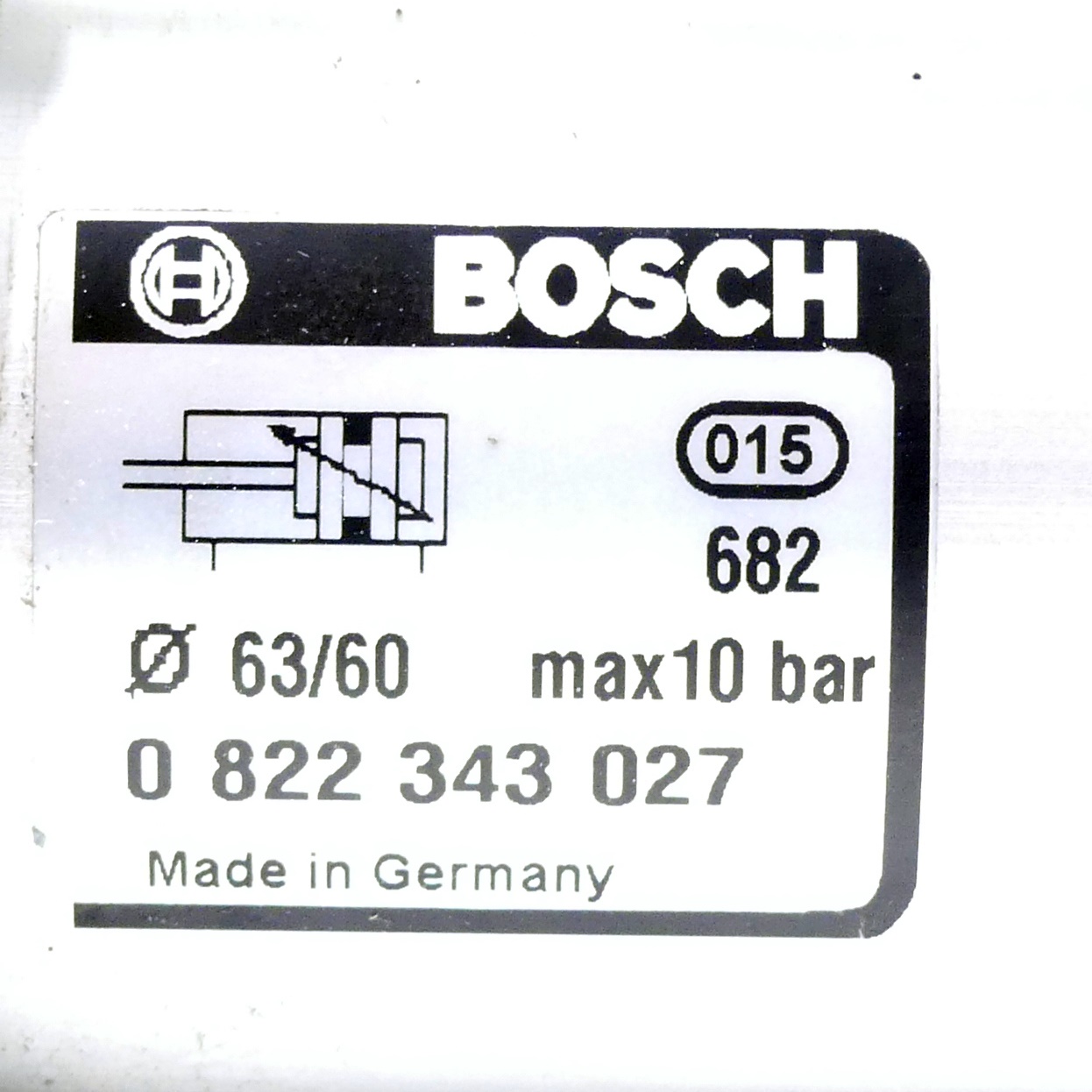 Pneumatic cylinder 0 822 343 027
