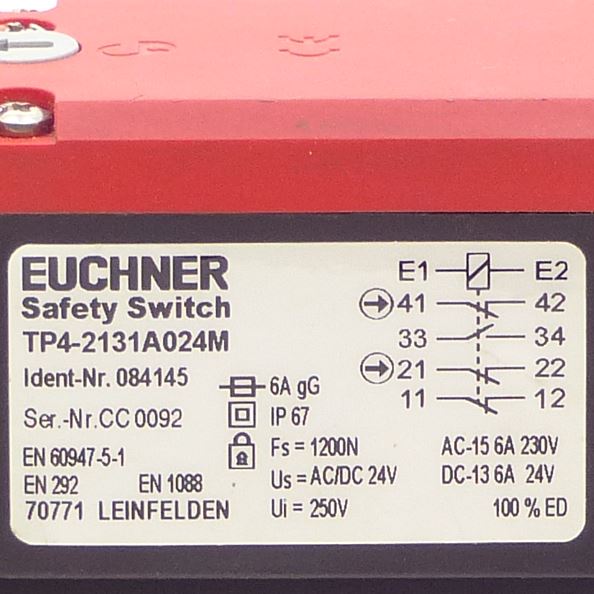 Sicherheitsschalter TP4-2131A024M 