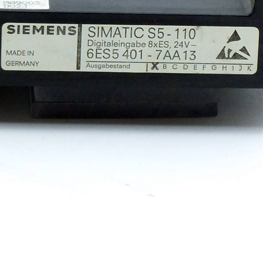 Simatic S5-110 Digitaleingabe 