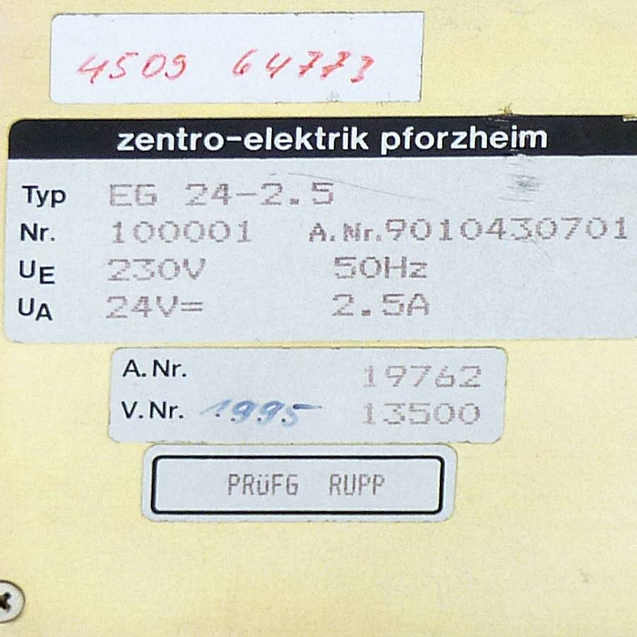 Power Supply EG24-2.5