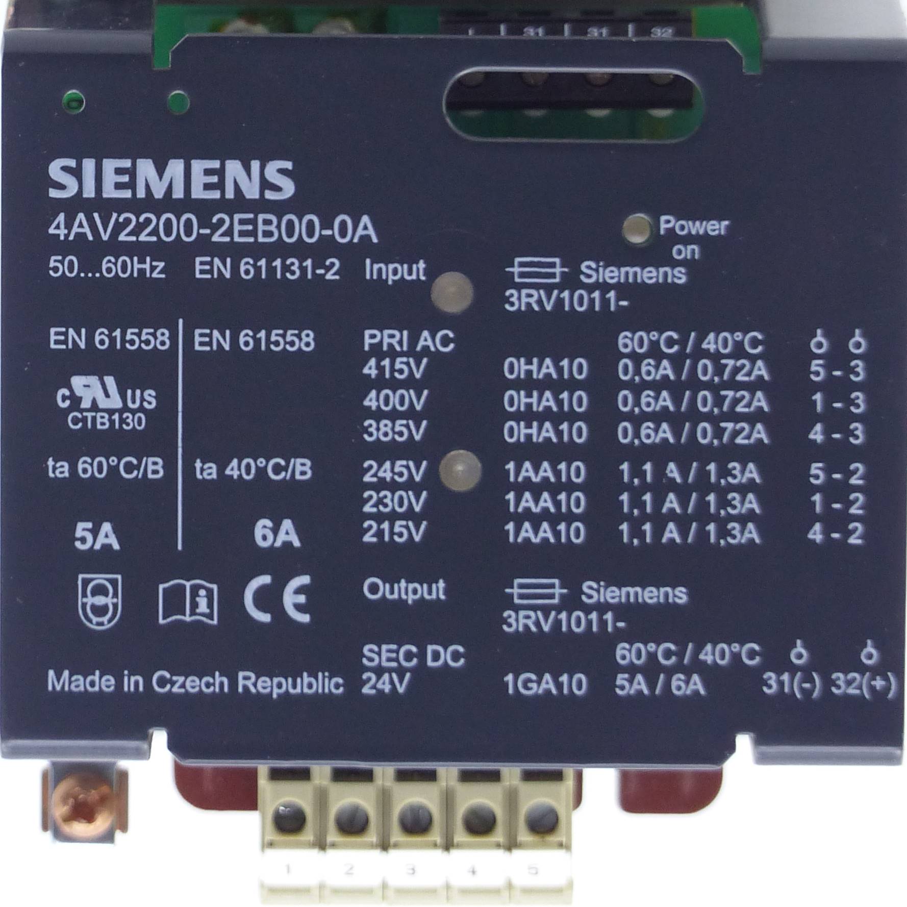 Power Supply Unit SIDAC