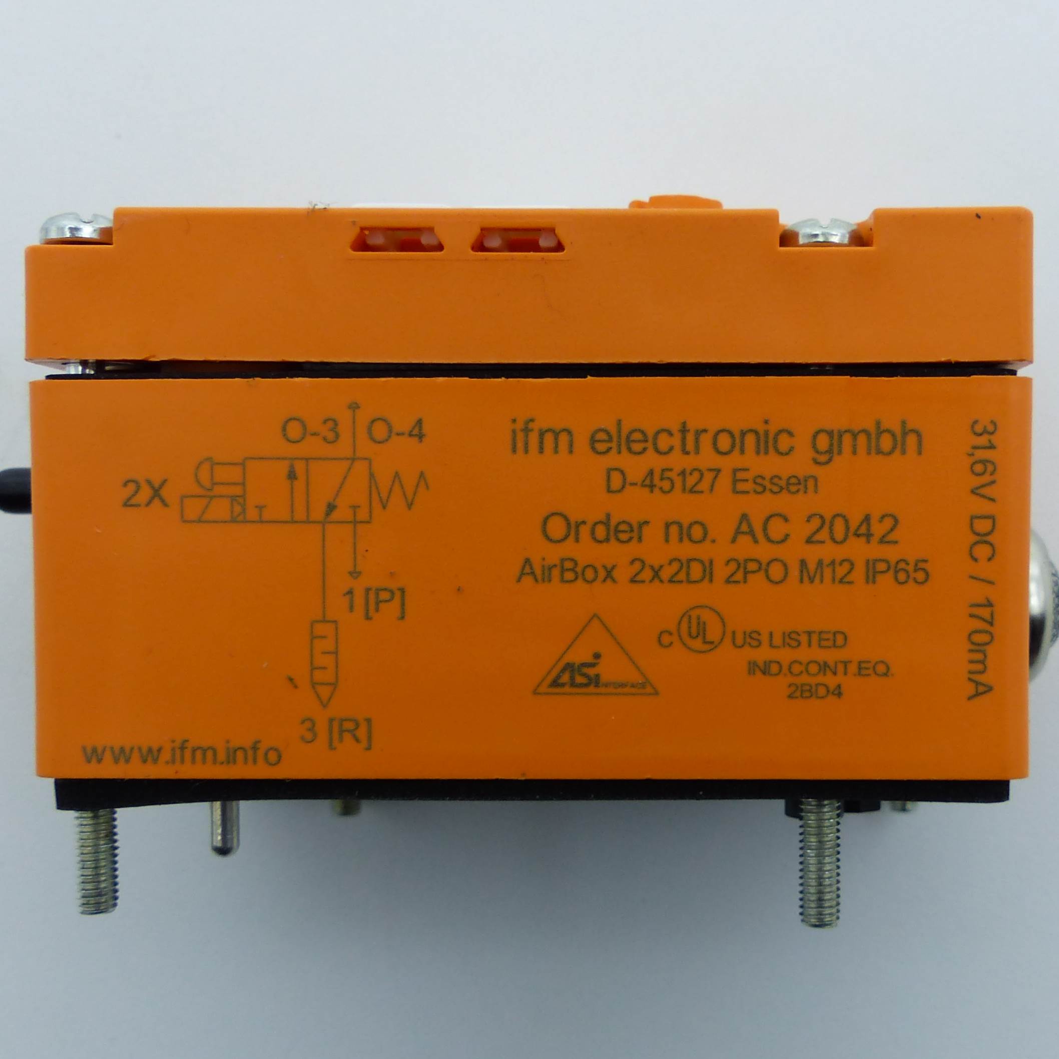 Bussystem AS-Interface AirBox32 2x2DI 2PO Filter FK