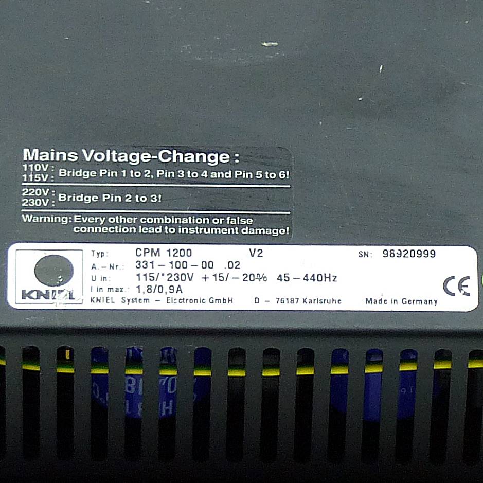 Timed power Supply CPM 1200 V2