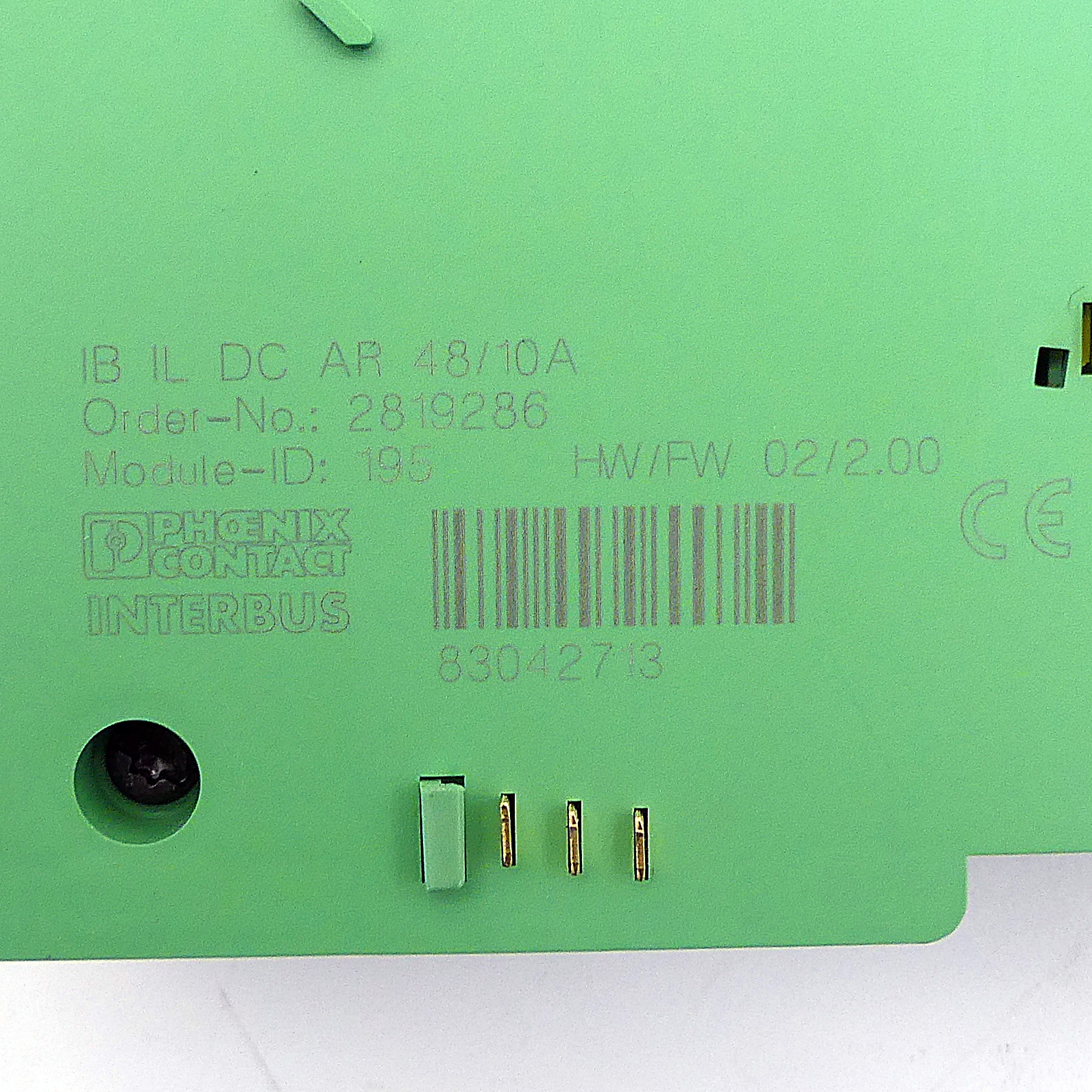 Inline function terminal - IB IL DC AR 48/10A