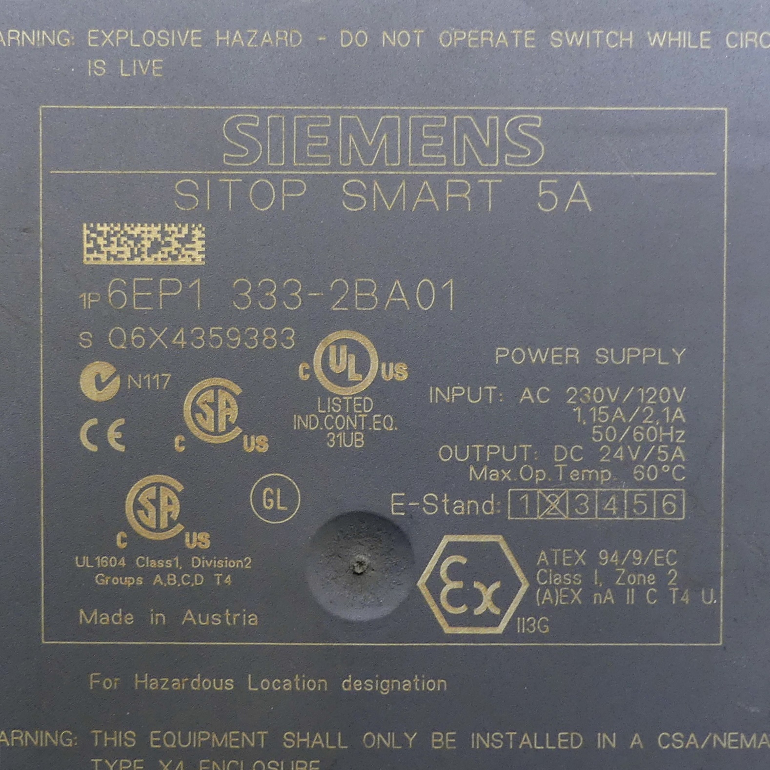 Power Supply SITOP Smart 5A