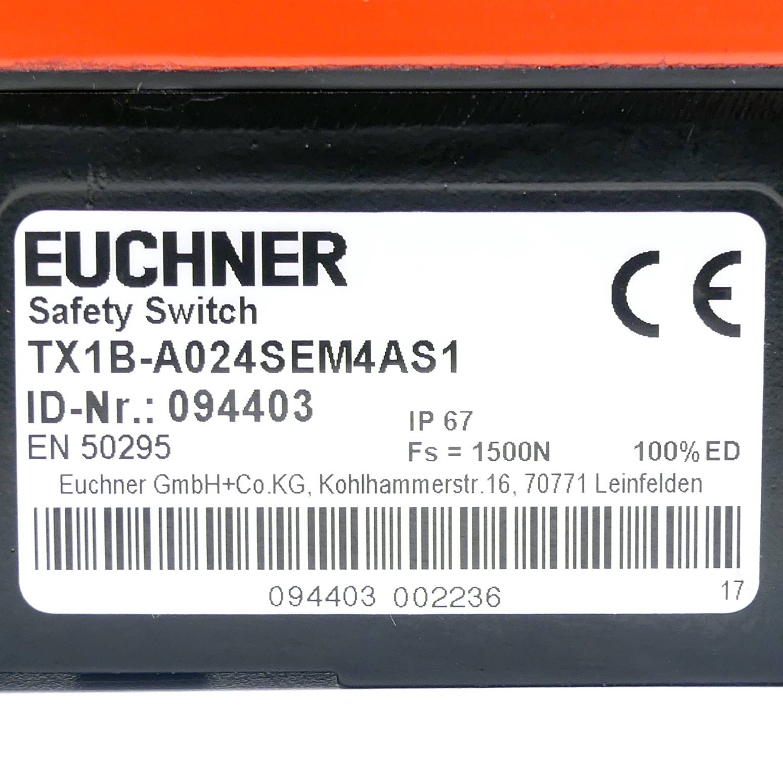 Sicherheitsschalter TX1B-A024SEM4AS1 