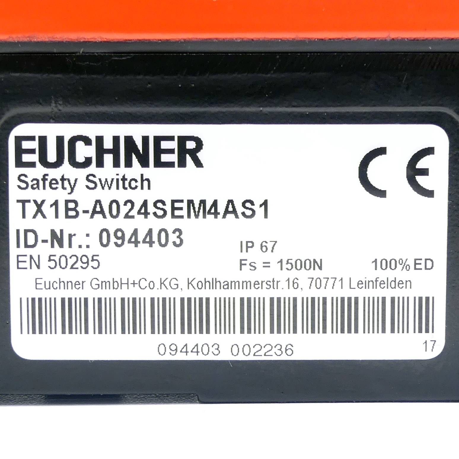 Sicherheitsschalter TX1B-A024SEM4AS1