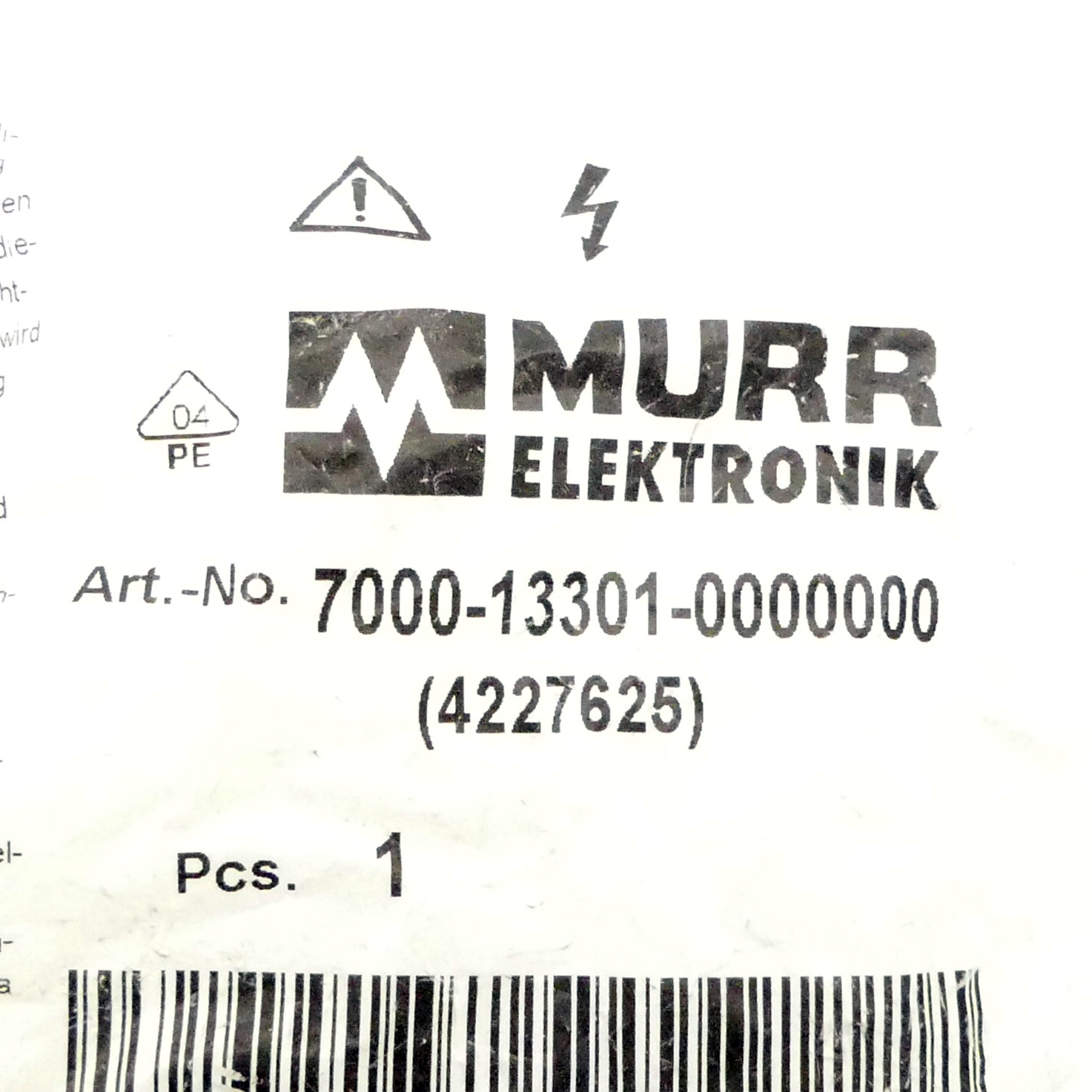 Sensor-/ actuator plug-in connector 