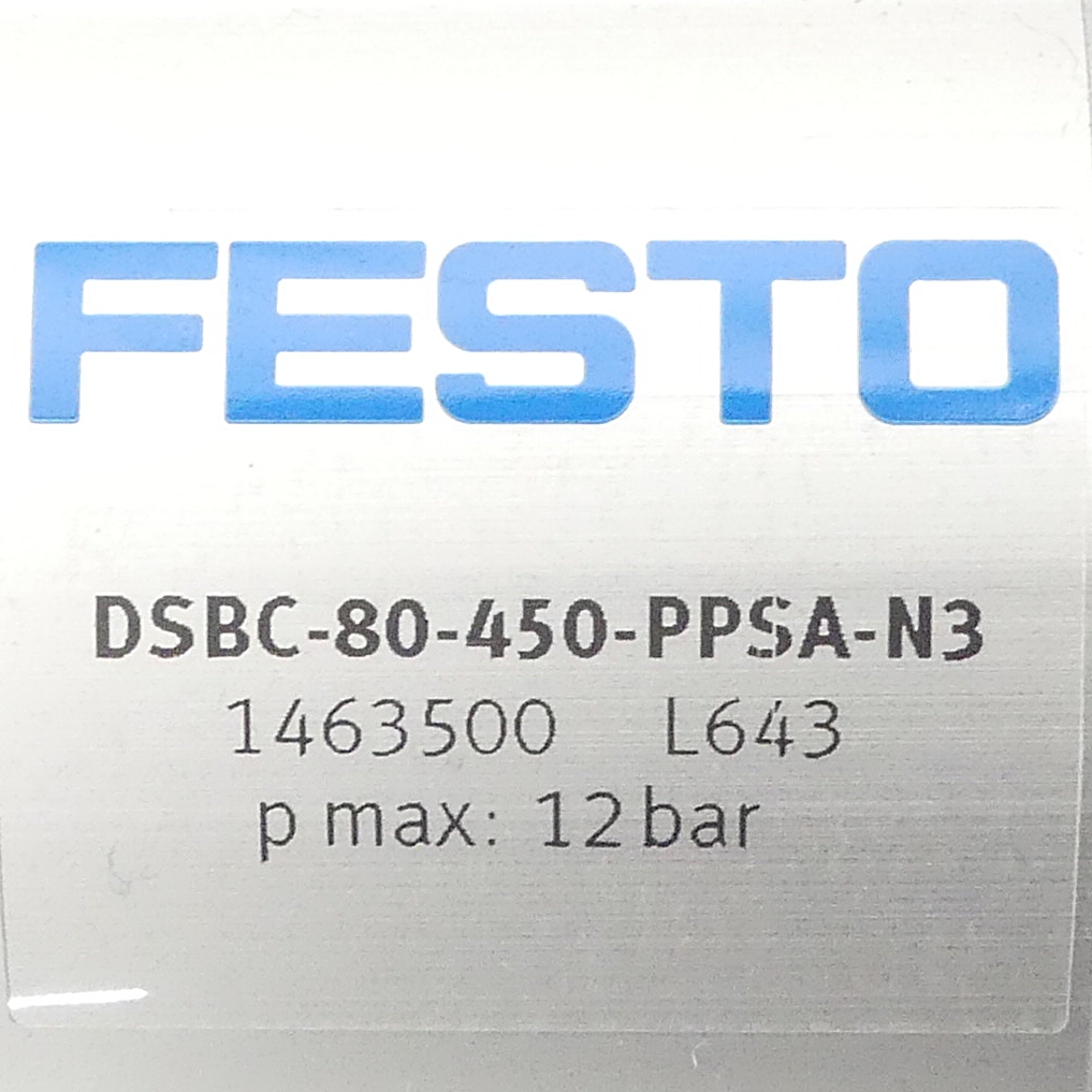 Normzylinder DSBC-80-450-PPSA-N3