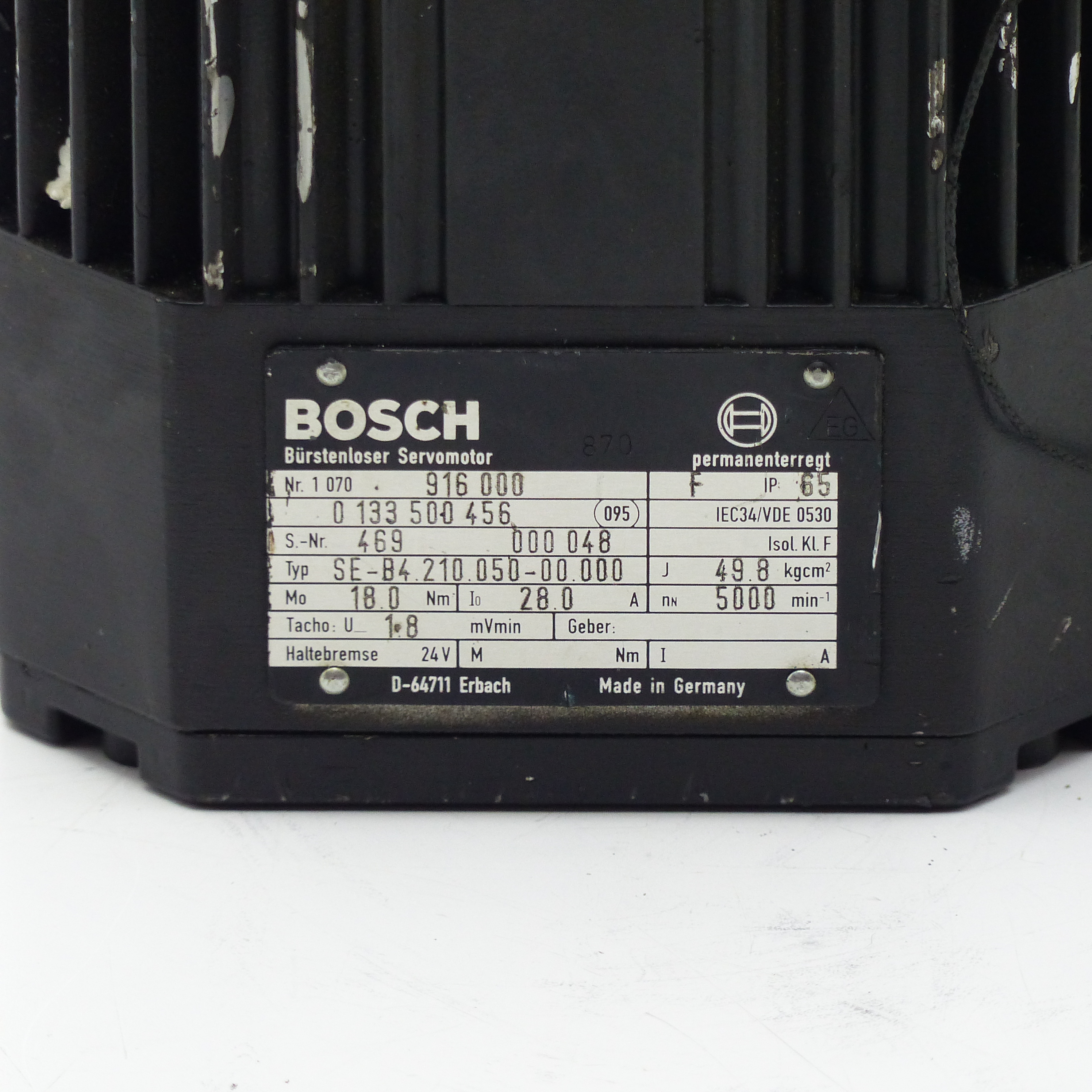 Brushless servo motor SE-B4.210.050-00.000 