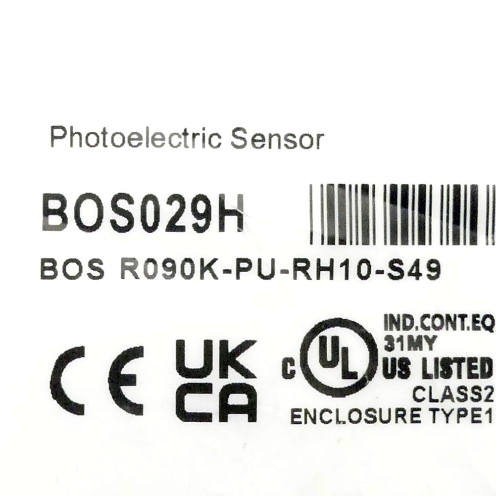 Photoelektronischer sensor B0S R090K-PU-RH10-S49