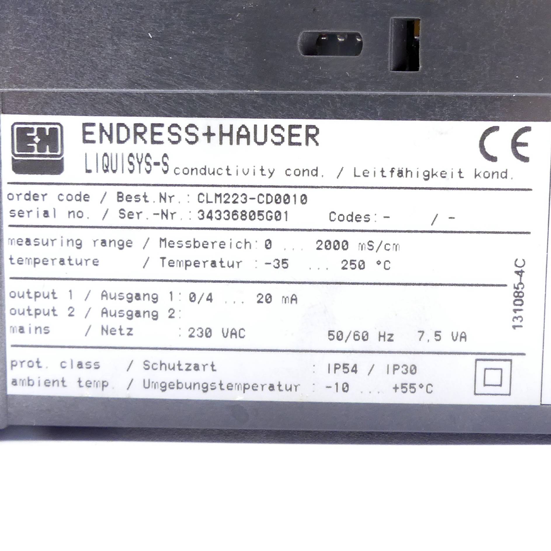 Conductivity transmitter Liquisys CLM223