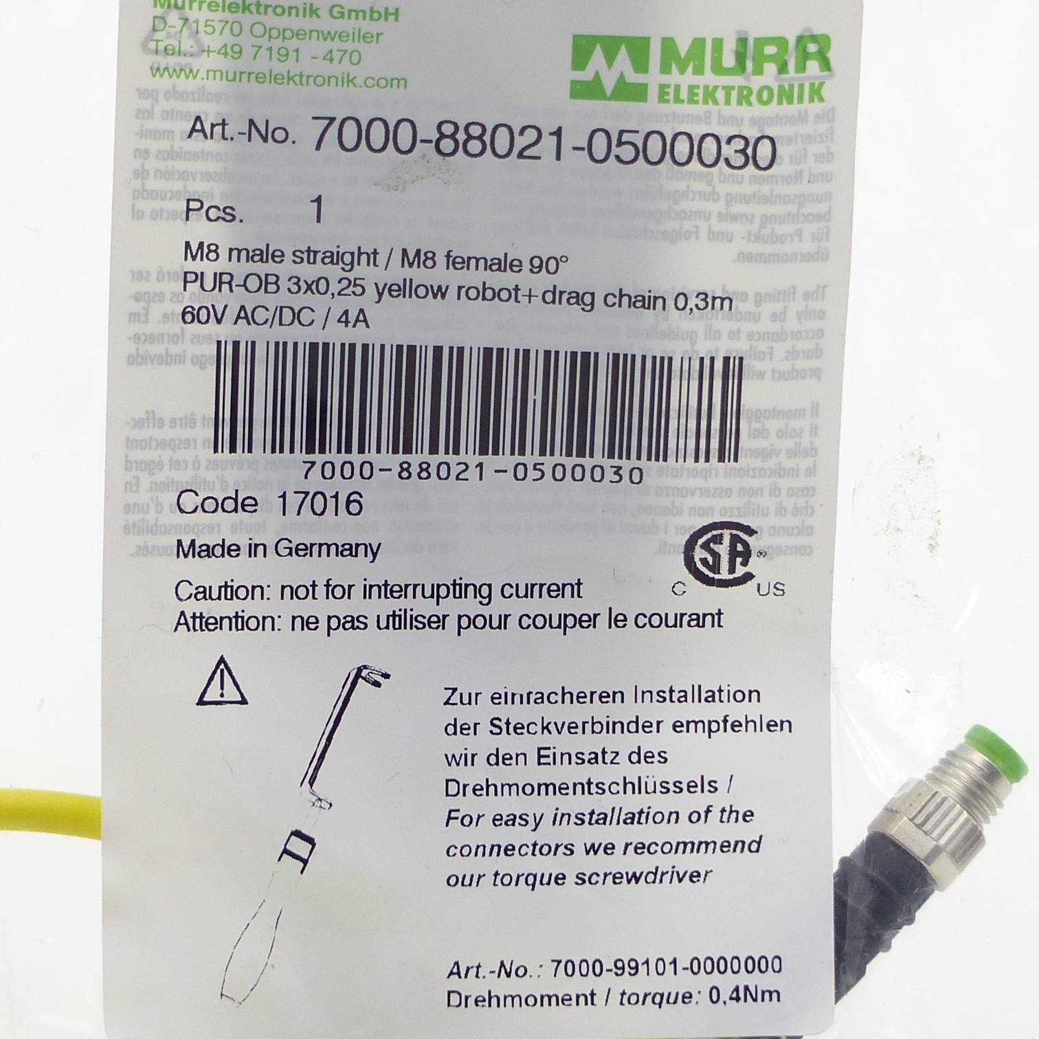 Cable 7000-88021-0500030