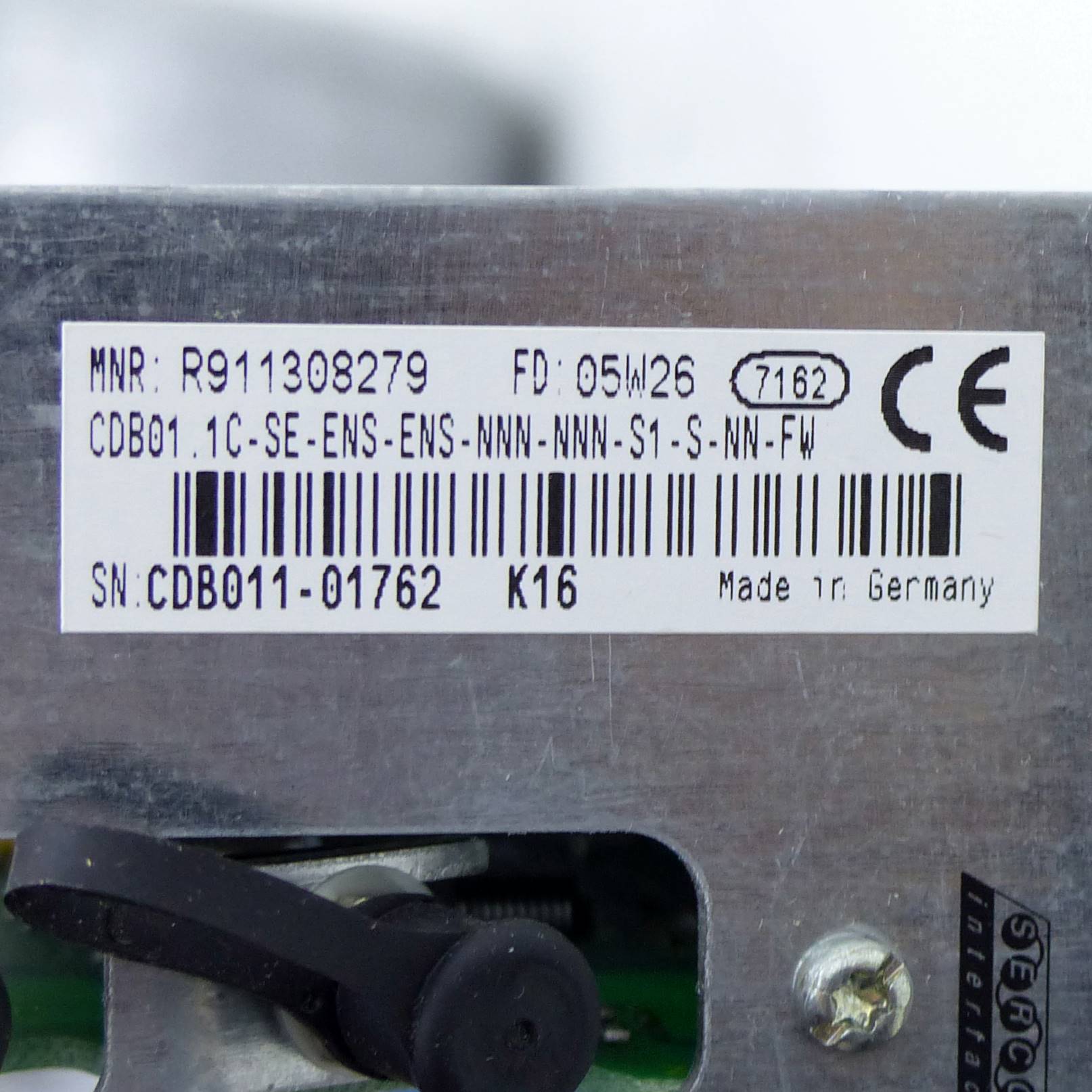 IndraDrive Control Unit CDB01.1C-SE-ENS-ENS-NNN-NNN-S1-S-NN-FW