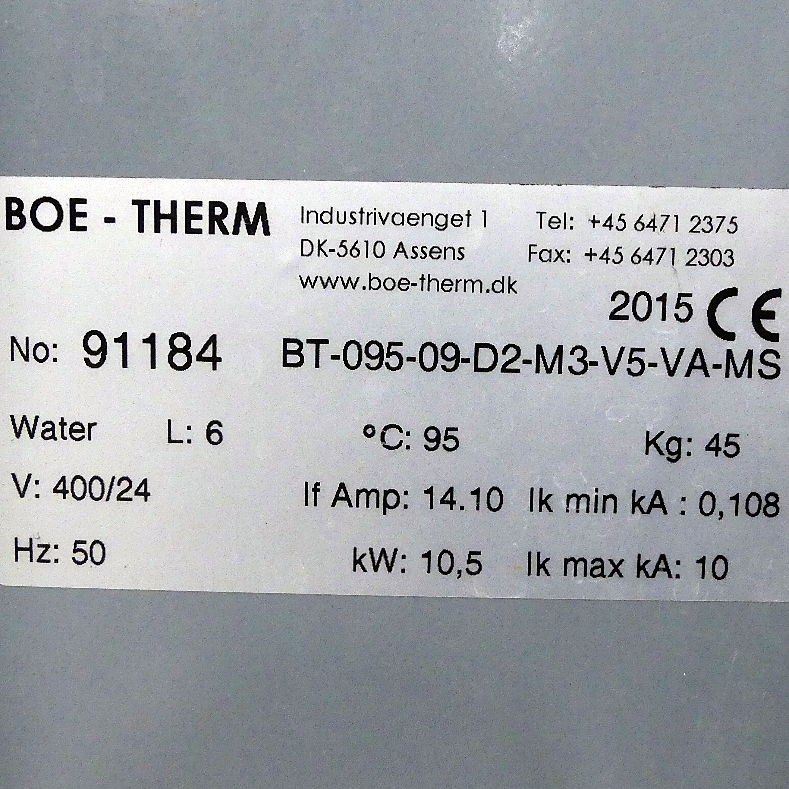 Temperiergerät BT-095-09-D2-M3-V5-VA-MS