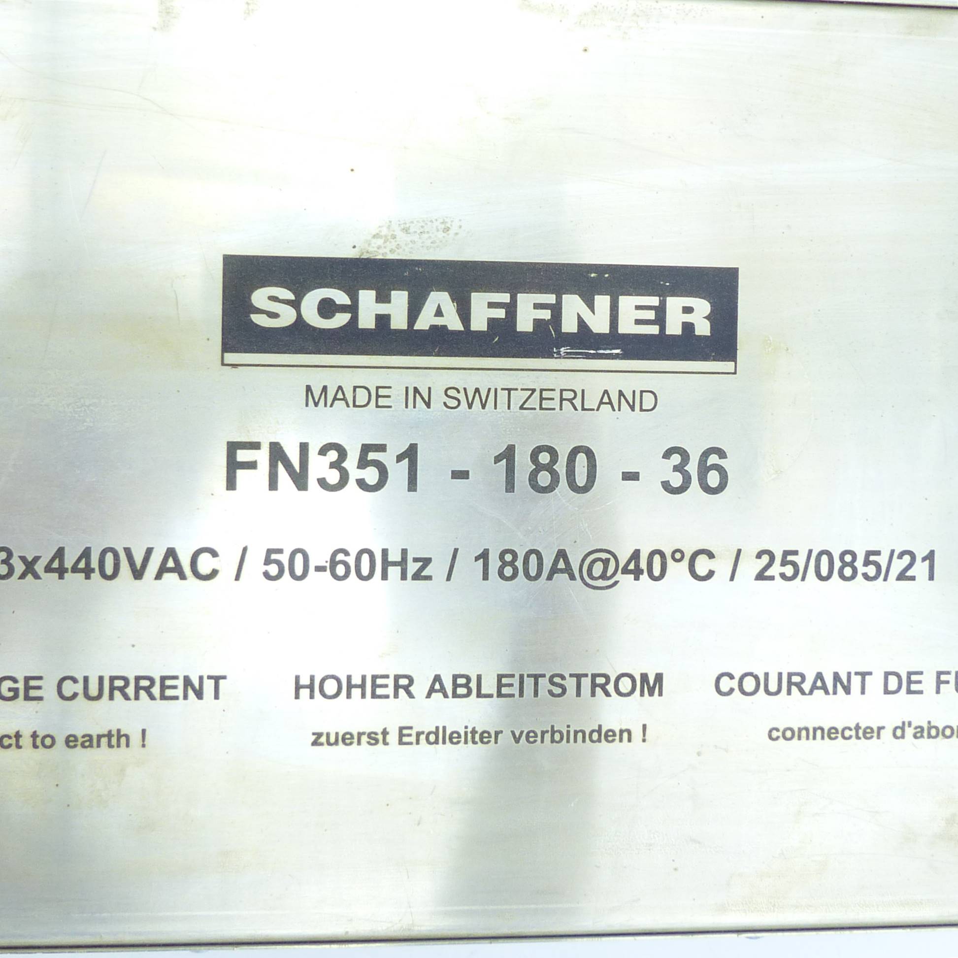 Universeller 3-Phasen EMV-Filter FN351-180-36 