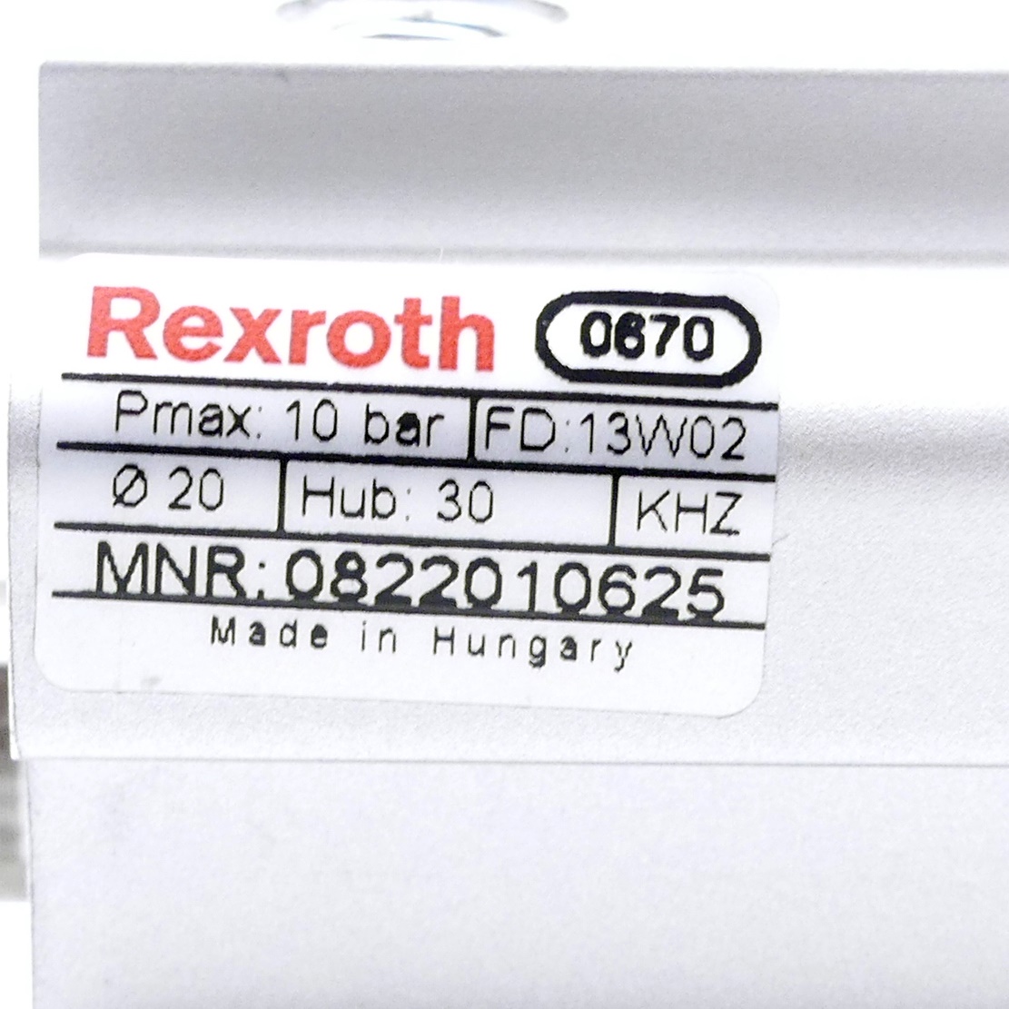 Pneumtikzylinder 0822010625 Neu OVP