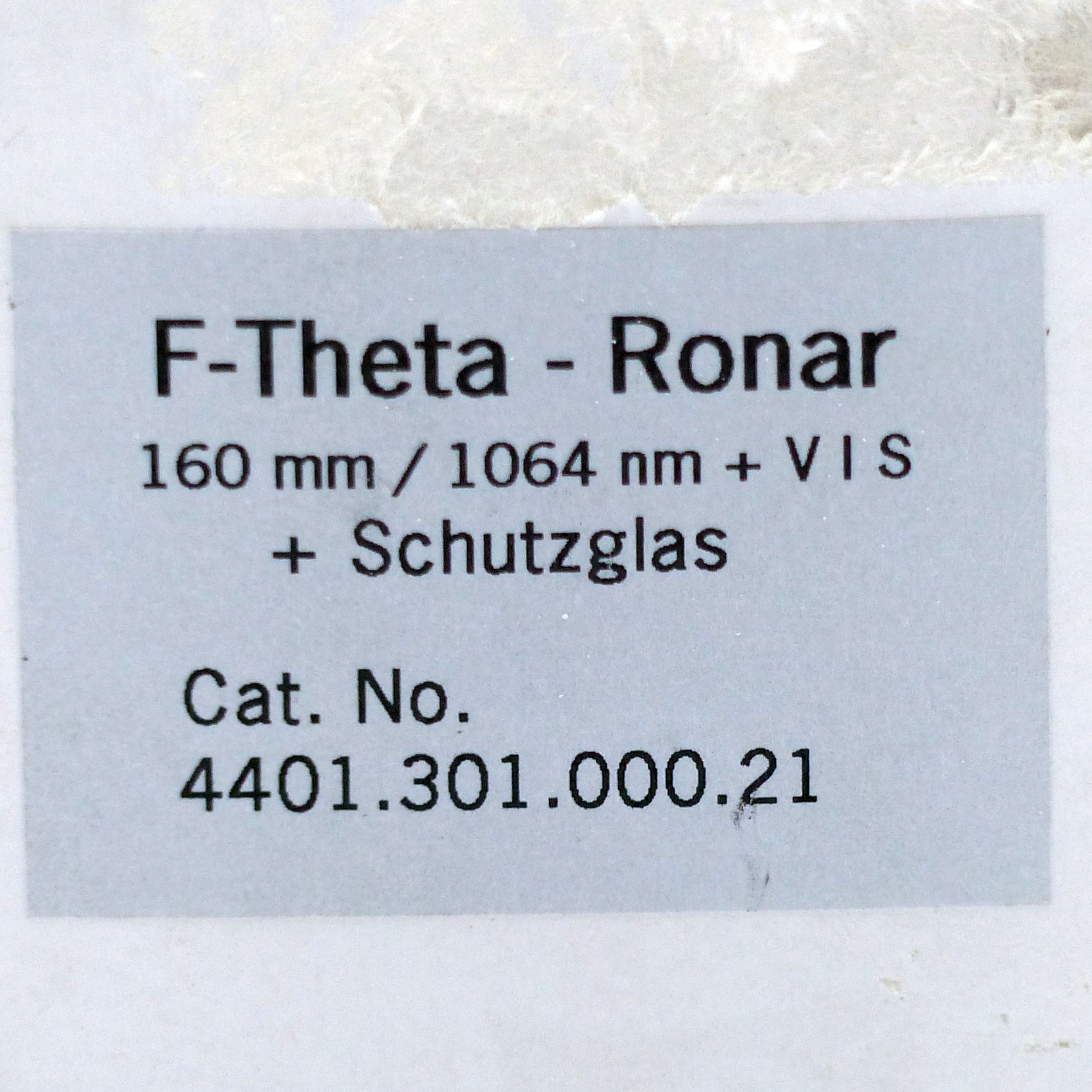 F-Theta lens Ronar
