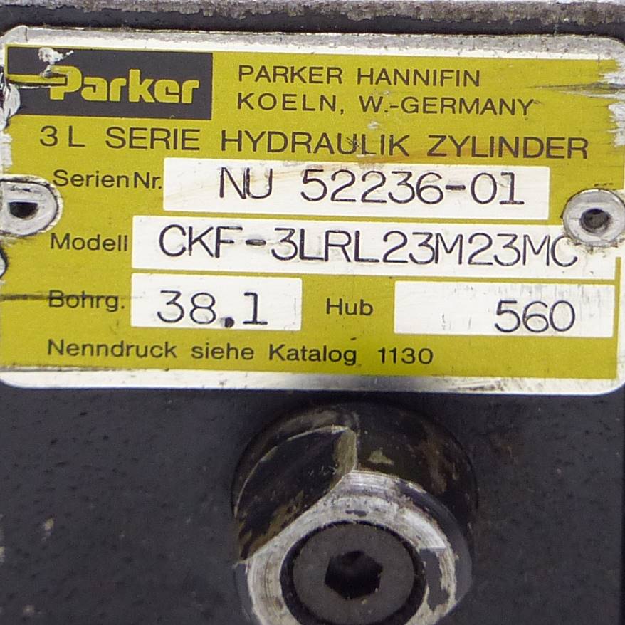 PARKER Hydraulikzylinder 38 x 560 